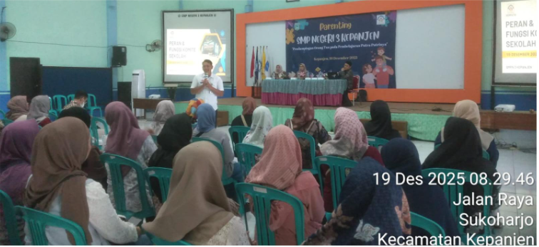 Wujudkan Sinergi Pendidikan, Komite SMPN 3 Kepanjen Sosialisasikan Peran dan Fungsi kepada Wali Murid Kelas 7