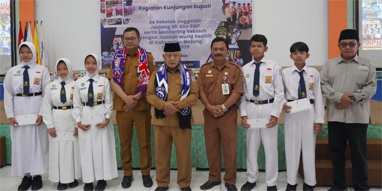 Akselerasi Prestasi Olahraga, Bupati Malang Pantau Langsung Progress Report SMPN 3 Kepanjen